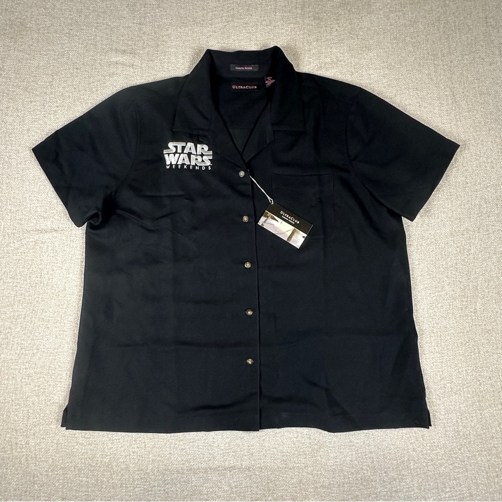Star Wars Disney Parks Weekends Only Womens XL NWT Embroidered Shirt